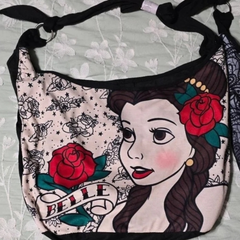 Loungefly Disney Beauty And The Beast Belle Hobo Bag